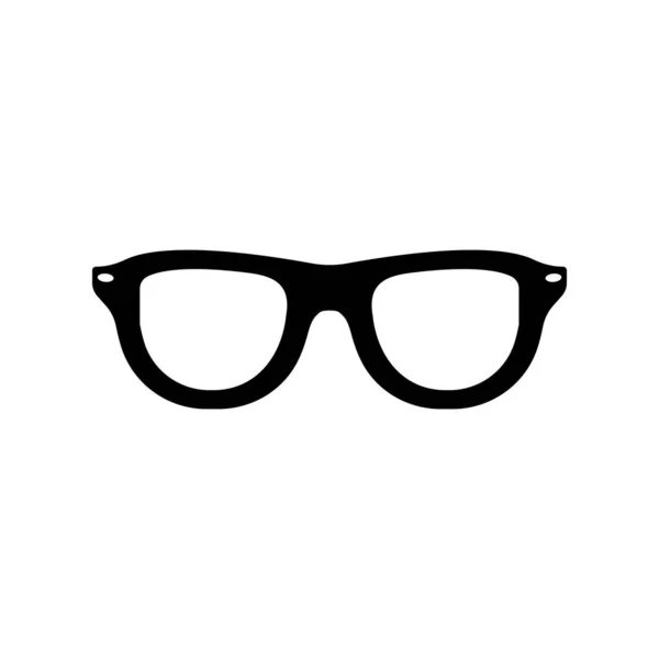 Ícone Óculos Estilo Moderno Plana Isolada Fundo Ícone Óculos Símbolo —  Vetores de Stock
