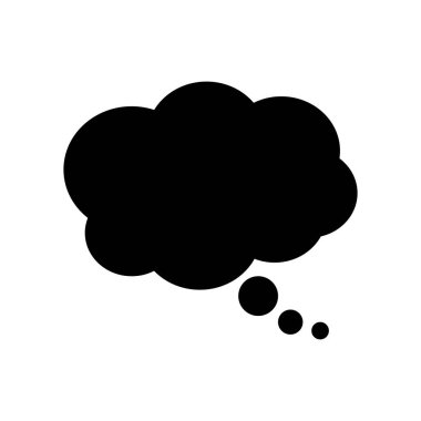 Sohbet Bulutu simgesi, vektör illüstrasyon eps10