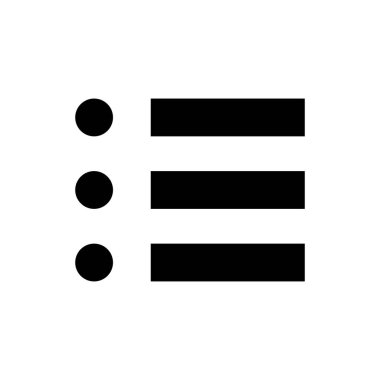 Düz moda Menü Simgesi