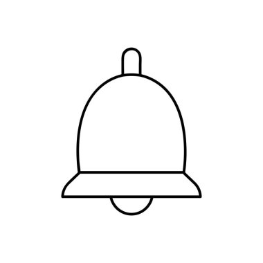 Bell Simgesi Vektör Hattı Tasarım Şablonu. Web sitesi tasarımı, mobil uygulama, logo, ui. Vektör çizimi. Bölüm 10.