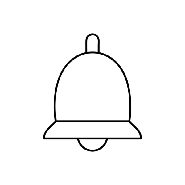 Bell Icon Vector Line Design Шаблон Дизайна Сайта Мобильного Приложения — стоковый вектор