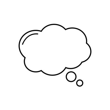 Sohbet Bulutu simgesi, vektör illüstrasyon eps10