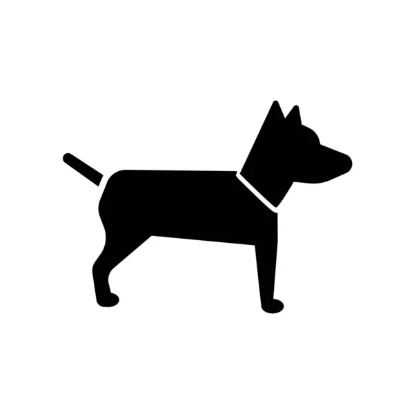 Hond Pictogram Trendy Platte Stijl Geïsoleerd Achtergrond Hond Pictogram Pagina — Stockvector