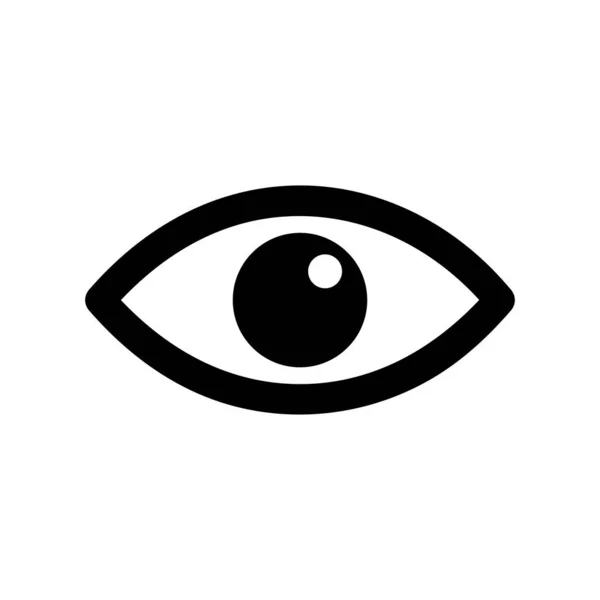 Значок Глаза Плоский Дизайн — стоковый вектор