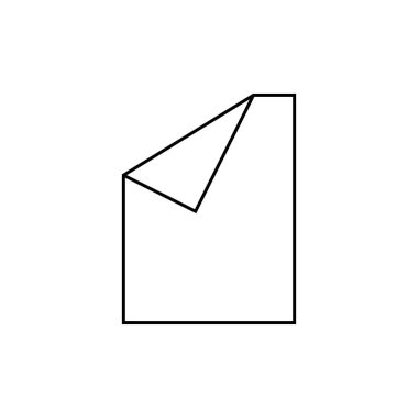 Gri arkaplanda izole edilmiş Belge Simgesi. Web sitesi tasarımı, logosu, uygulaması, UI için satır dosya sembolü.