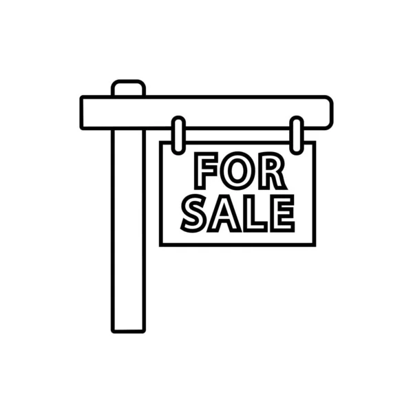 Verkauf Straßenschild Symbol Logo Vorlage — Stockvektor