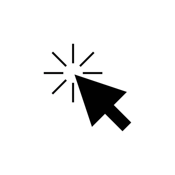 Cursor Klick Symbol Vektor — Stockvektor