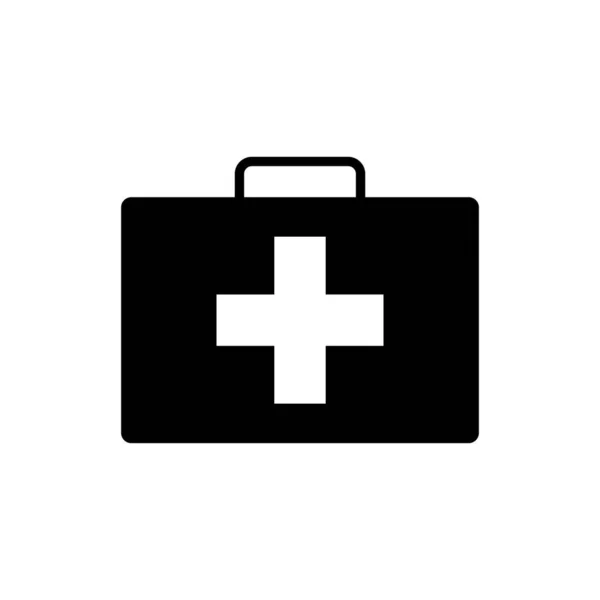 Erste Hilfe Box Vektor Symbol — Stockvektor