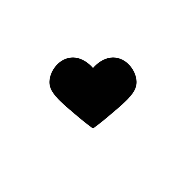 Знак Вектора Сердца Символ Любви День Святого Валентина Знак Эмблема — стоковый вектор