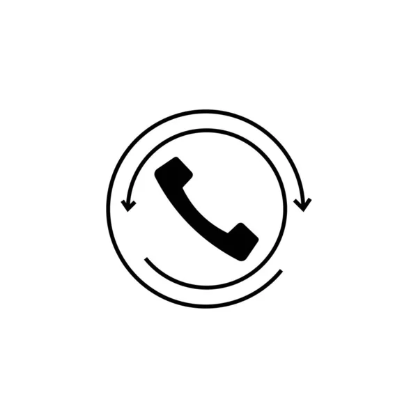 Icono Del Teléfono Vector Estilo Plano Moda Para Diseño Gráfico — Archivo Imágenes Vectoriales