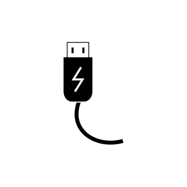 Usb Charging Plug Icon — Stock Vector