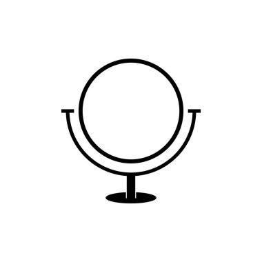 Ayna için vektör simgesi. Düz tasarım tarzı. Web grafikleri için modern vektör pictogramı - stok vektörü