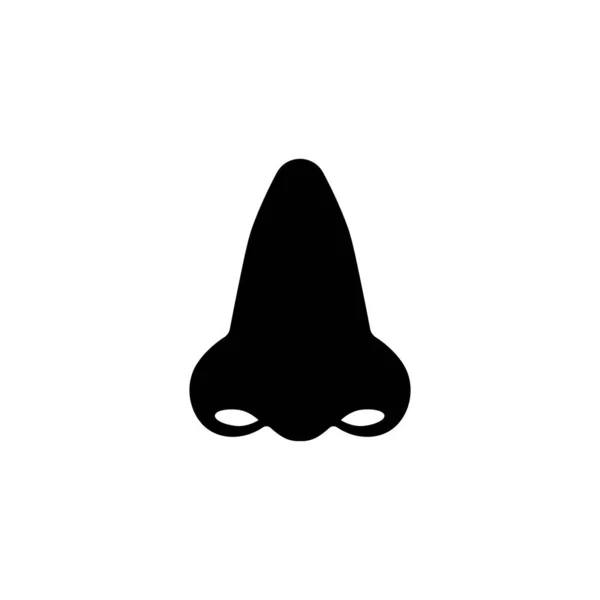 Nase Monochromes Symbol Symbol Für Ihr Webseiten Design Logo App — Stockvektor