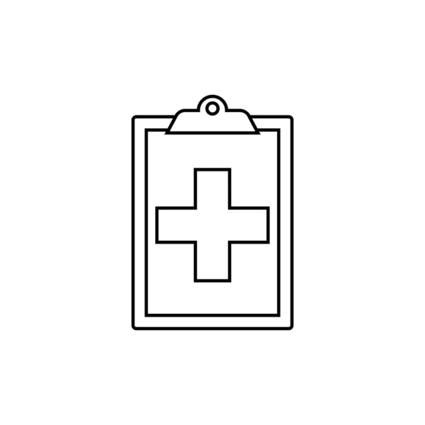 Symbolbild Für Die Medizinische Form — Stockvektor