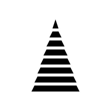 Yol koni simgesi. Vektör konsept illüstrasyon tasarımı için.