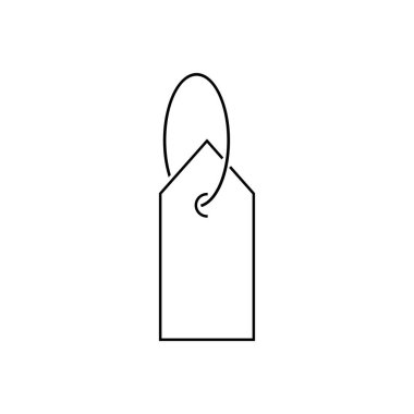 Beyaz arkaplanda fiyat etiketi etiket satışı simgesi simgesi