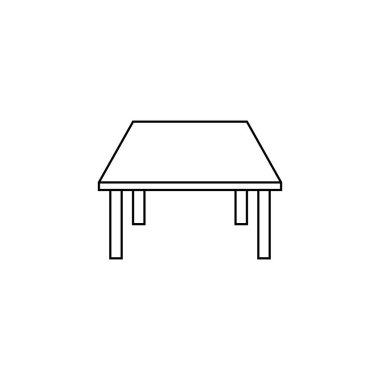 Tablo çizgisi simgesi. Siyah beyaz izole bir sembol. Logo şablonu, eğlence parkı ürünleri, sirk broşürü, gezi afişi. Web siteleri için özet kavramı.