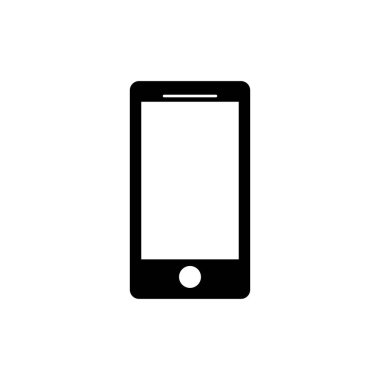 Akıllı telefon ikonu, vektör illüstrasyonu. Moda düz ui işareti, grafik pictogram.