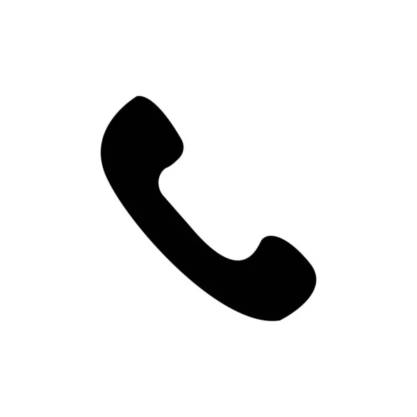 Εικόνα Τηλεφώνου Λευκό Φόντο Διάνυσμα — Διανυσματικό Αρχείο