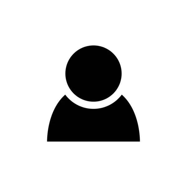Person Icon Flat Symbol Design Vector — Stock vektor