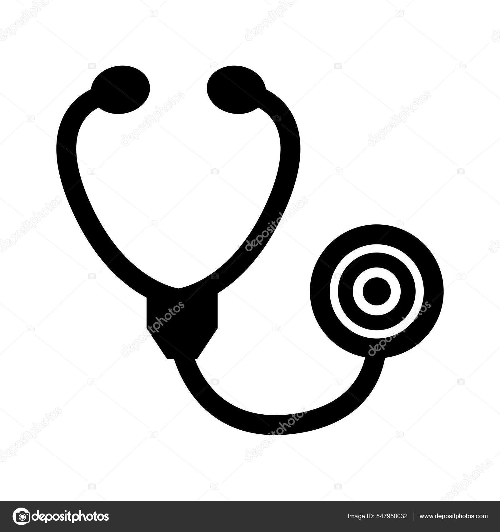 Icône Stéthoscopique Médical Symbole Des Soins Santé Illustration ...