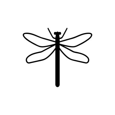 Yusufçuk ikonu, hayvan işareti. Vektör Resimleri beyaz arkaplanda izole edildi.