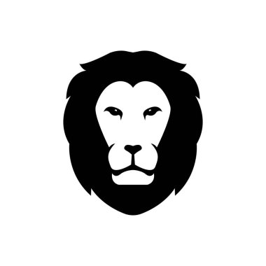 Aslan Başı Logo vektör tasarım şablonu