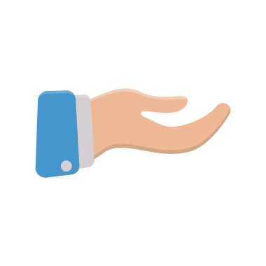 El simge vektör, düz tasarım en iyi vektör simgesi