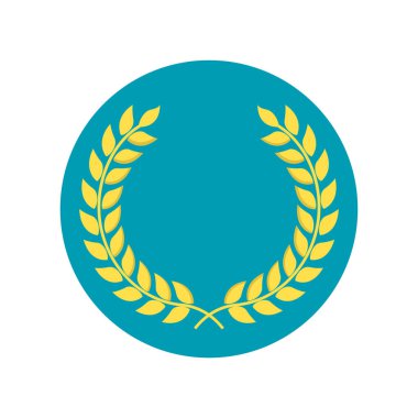 Laurel çelenk simgesi - vektör çizimi