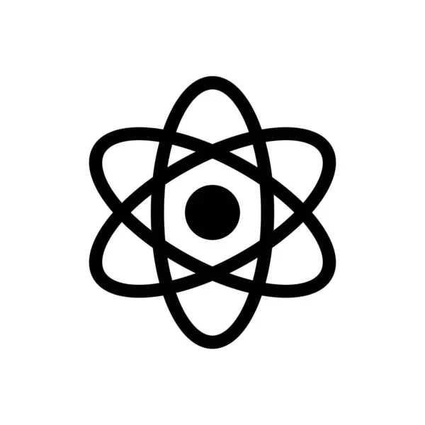 Atom Icon Trendy Flat Sign Graphic Pictogram — Stock Vector