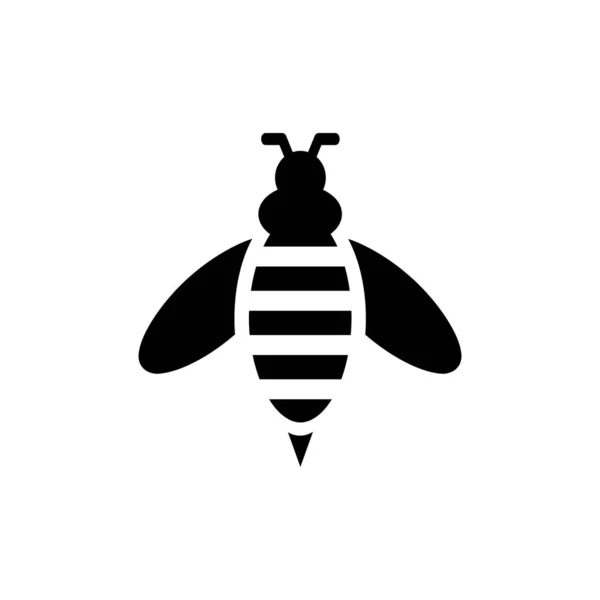 蜂蜜蜜蜂图标 农场动物标志 图形符号为您的网站设计 应用程序 用户界面 矢量说明 — 图库矢量图片