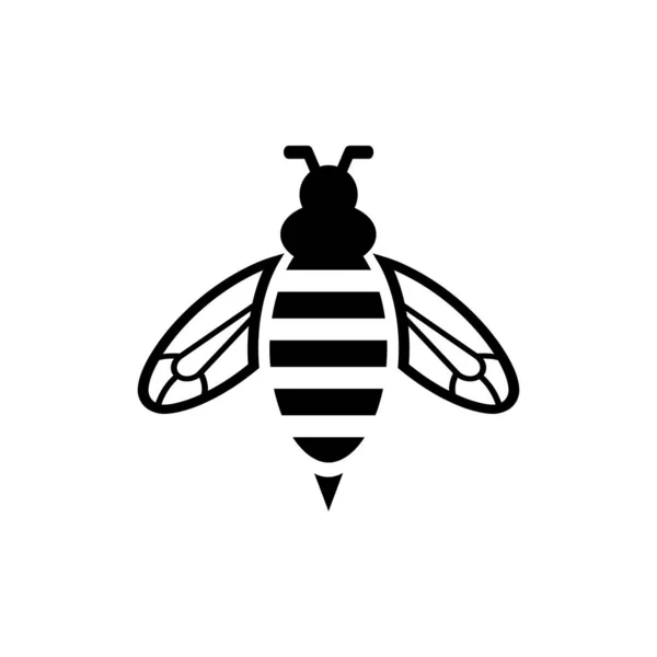 Bienensymbol Isolierte Bienensymbolvektorillustration Aus Der Tiersammlung Singende Symbol Kann Für — Stockvektor