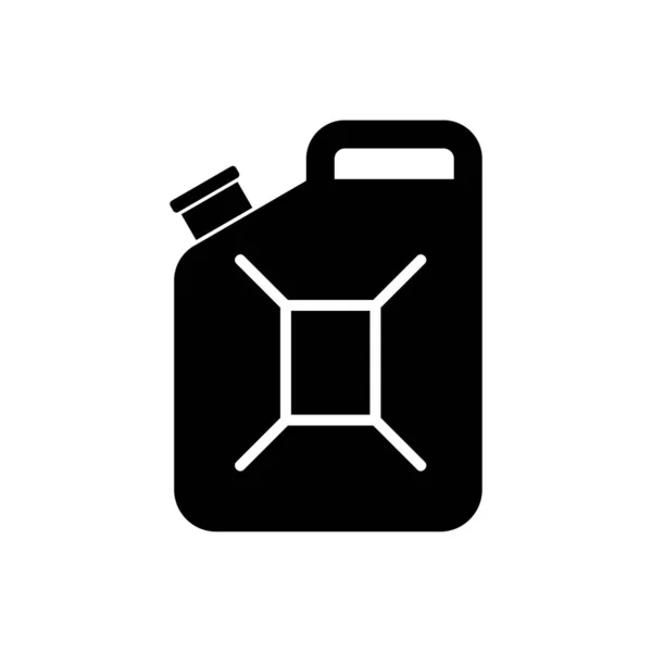 Icono Bidón Gasolina Metal Ilustración Simple Del Icono Del Vector — Vector de stock