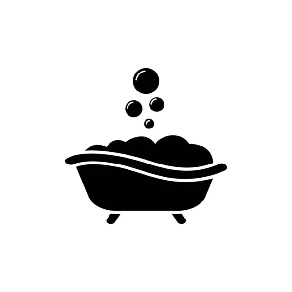Иллюстрация Логотипа Ванны Изолированный Символ Знака Пиктограмма Веб Графики — стоковый вектор