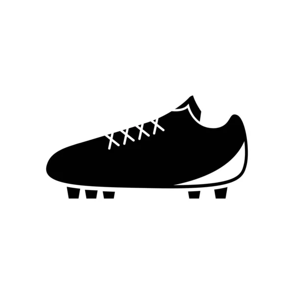 Fußballschuh Ikone Isoliert Auf Weißem Hintergrund Vektor Illustration — Stockvektor