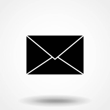 İleti simgesi vektörü. Vektör illüstrasyonu, EPS10.