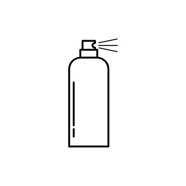 Sprey kutu sanatı. Taslak vektör simgesi. Sembol, logo çizimi. Vektör grafikleri