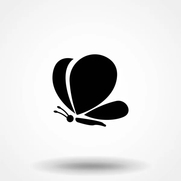 Symbole Icône Papillon Élément Monarque Isolé Qualité Supérieure Dans Style — Image vectorielle