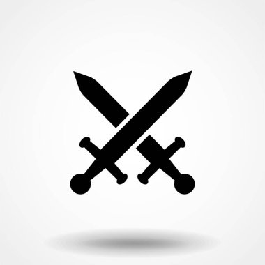 vektör eps illüstrasyon izole kılıç simge vektör güzel,
