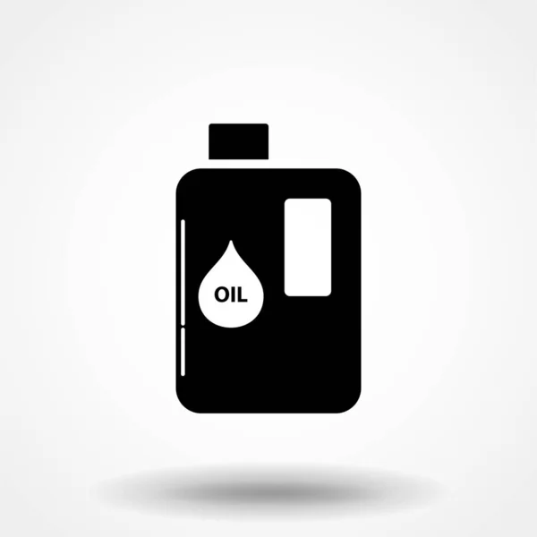 Icona Olio Motore Illustrazione Semplice Elemento Design Del Simbolo Dell — Vettoriale Stock