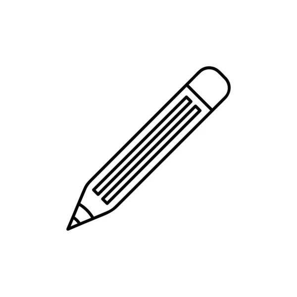 Bleistift Symbol Trendigen Outline Design Vektorgrafische Illustration Bleistift Symbol Für — Stockvektor