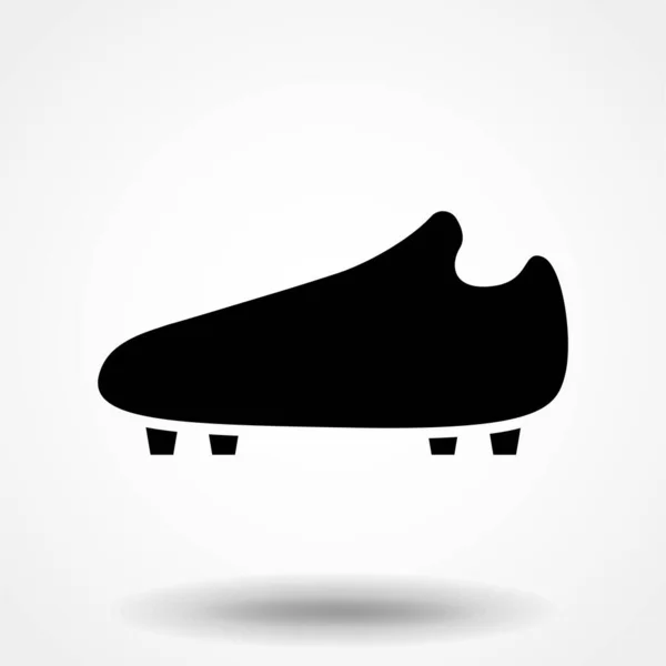 运动鞋的款式时髦平整 背景孤立 足球鞋标志 应用程序 病媒说明 Eps10 — 图库矢量图片