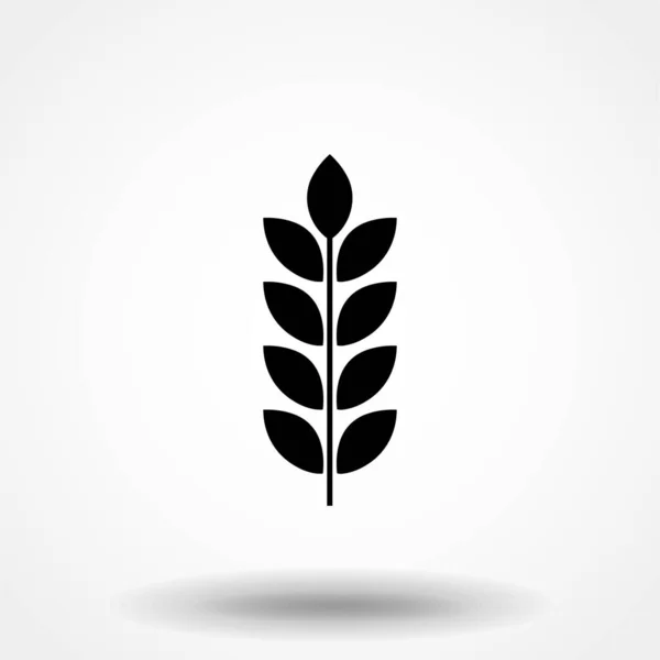Знак Векторного Значка Сільського Господарства Піктограма Вектора Пшениці Епс — стоковий вектор