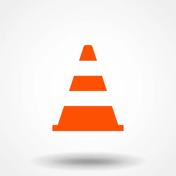 Traffic Cone Traffic Cone Isolated Traffic Cone Vector Orange Traffic — Stock Vector