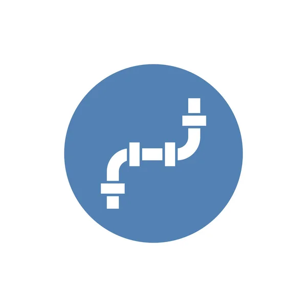 Vektorová Ikona Konektoru Vodovodního Potrubí — Stockový vektor