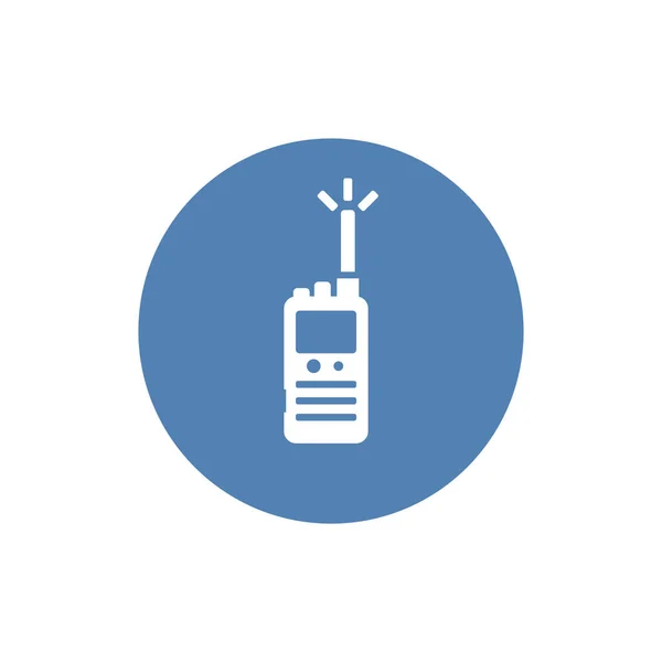 Icône Vectorielle Radio Portable Logo Talkie Walkie — Image vectorielle