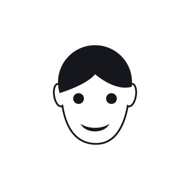 Öğrenci simgesi illüstrasyonu izole vektör işareti