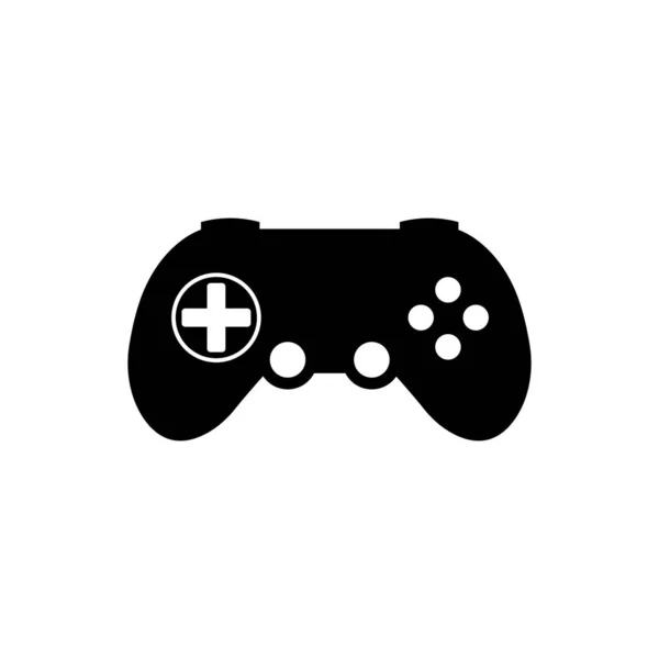 Gamepad Икона Модном Плоском Стиле Изолированы Белом Фоне Символ Игры — стоковый вектор
