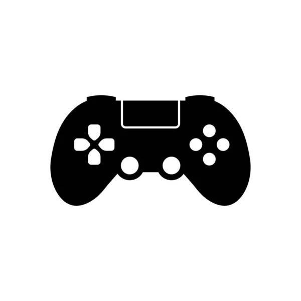 Gamepad Икона Модном Плоском Стиле Изолированы Белом Фоне Символ Игры — стоковый вектор