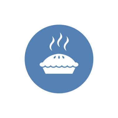 Turta ikonu. Beyaz arkaplanda düz vektör çizimi. EPS 10